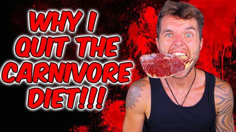 The guide contains everything from what to eat, to what to watch out for. . Why i quit carnivore diet reddit